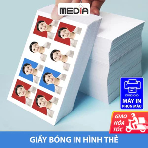 Giấy In Ảnh Thẻ Media A4/A5/A6 Giấy In Hình Thẻ Giấy Bóng In Ảnh Glossy Photo Paper