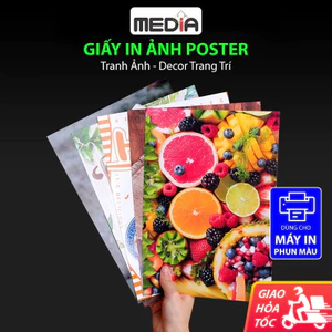 Giấy In Ảnh Poster Media A4/A5/A3 Giấy Bóng In Tranh Decor Trang Trí Poster Anime Glossy Photo Paper