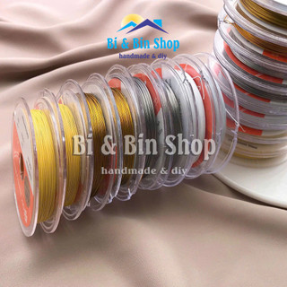 Dây Cước Lõi Thép Hàn Quốc 0.38mm Dùng Xỏ Vòng Đeo Tay, Làm Trang Sức Handmade