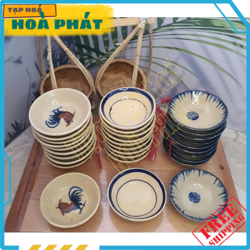 Chén Tép / Chén chấm, Làm Bánh Bèo ,Bánh Bò, Đựng Nước Chấm ( không chân đinh) Cho Người Hoài Niệm