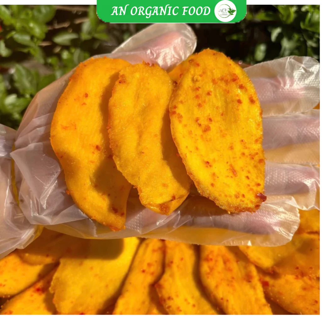 XOÀI SẤY MUỐI ỚT ĐẶC BIỆT, chua chua ngọt ngọt cay cay, ăn vặt ngon mê , xoài sấy dẻo muối ớt loại 1