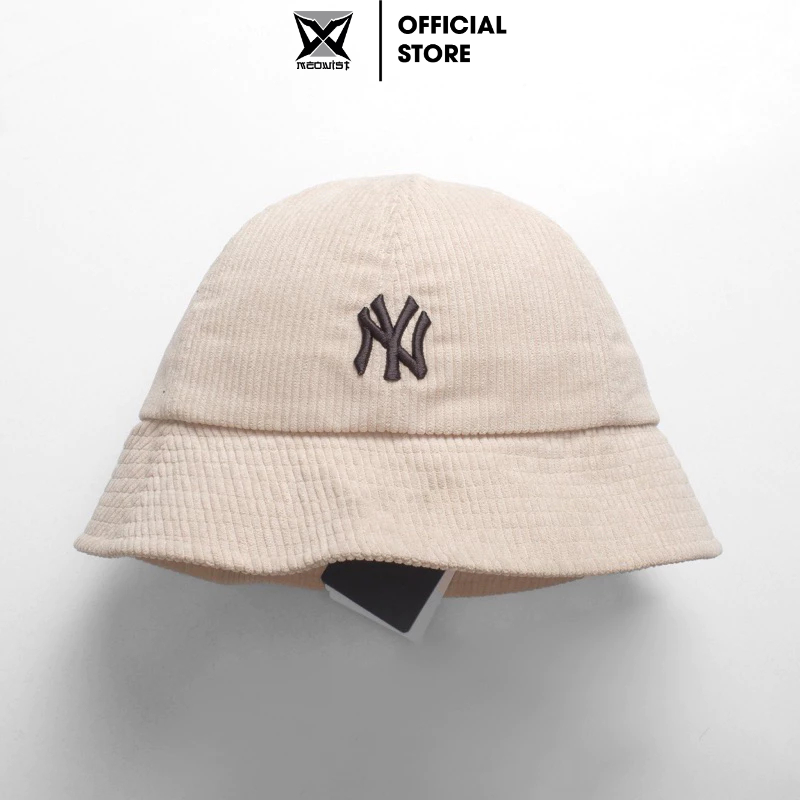 Mũ Nón bucket NVXK cao cấp, nón bucket Classic kem vành tròn cụp nhung form unisex
