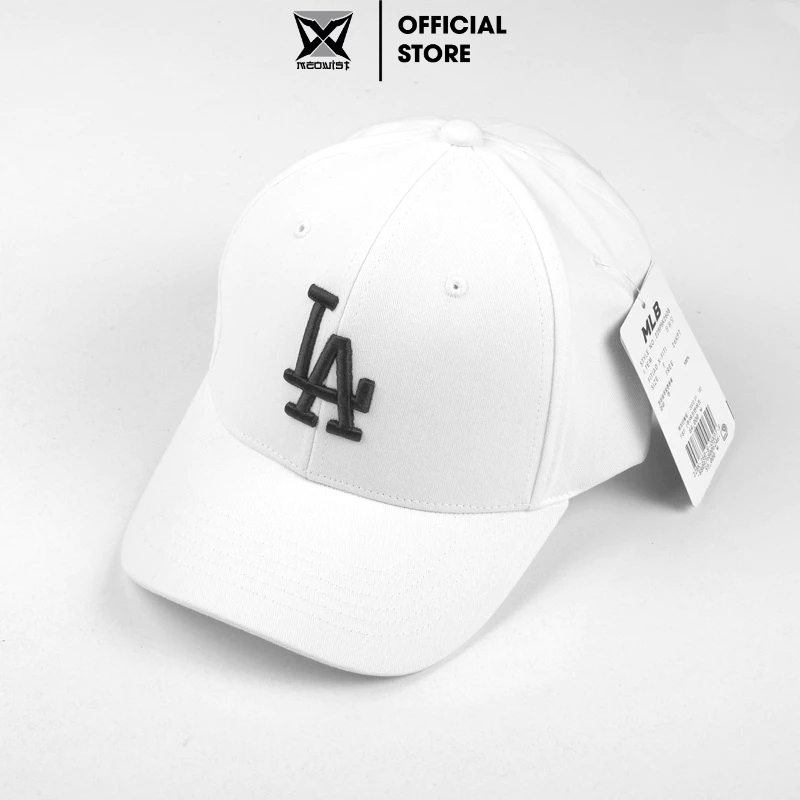 Mũ Nón lưỡi trai Meowist chất liệu vải Kaki logo LA White ,nón lưỡi trai Hàn Quốc