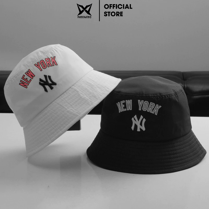 Mũ Nón bucket NVXK cao cấp, nón bucket Classic đen trắng vành tròn cụp kaki form unisex