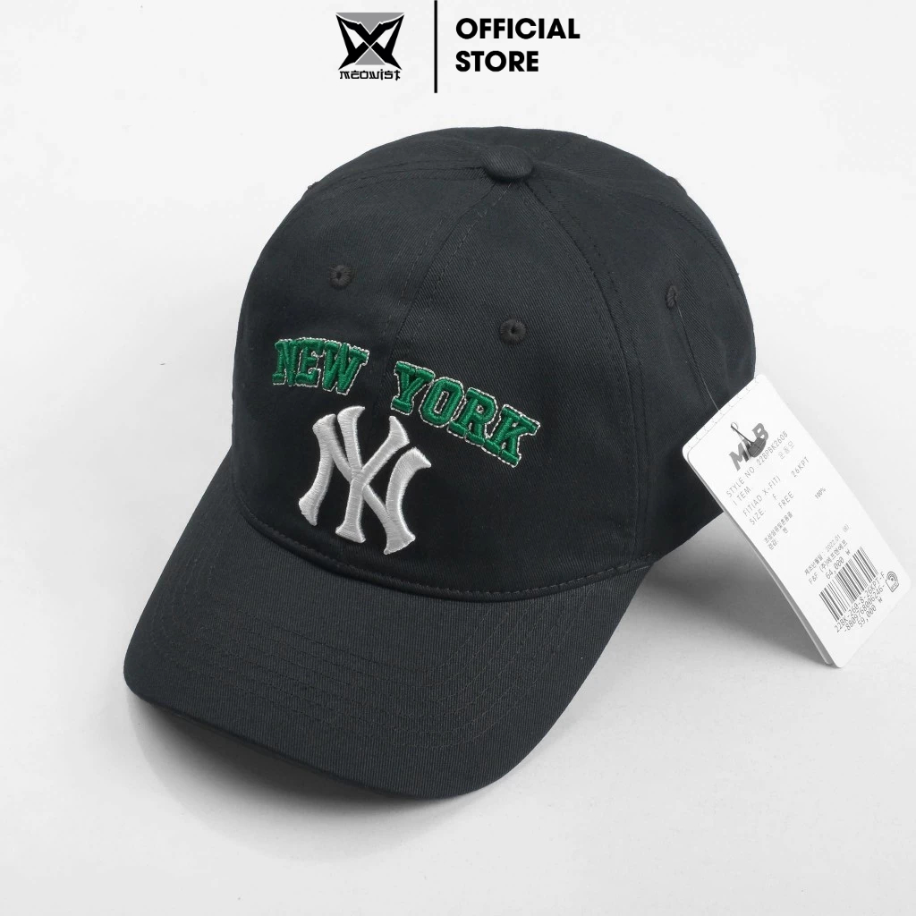 Mũ Nón Lưỡi Trai NY Meowist chất liệu vải Kaki Black 1 logo Newyork ,Thời trang, Thể thao, Cá Tính