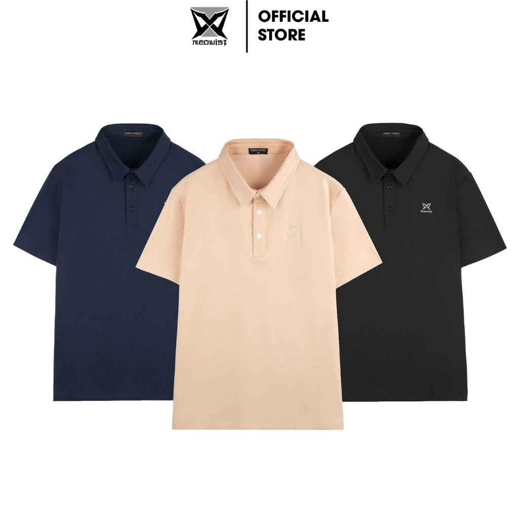 Áo Polo Nam Basic form Regular Logo Thêu Meowist , Thoáng mát, Thời Trang, Cá tính