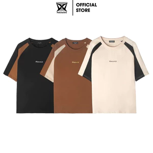 Áo Thun Raglan MEOWIST Nam Nữ Unisex Cotton Phối 3 Màu, Áo Phông Unisex Mẫu Mới Nhất
