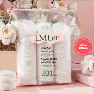 Bông tẩy trang LMLer 201 miếng cotton tự nhiên mềm mịn P0642