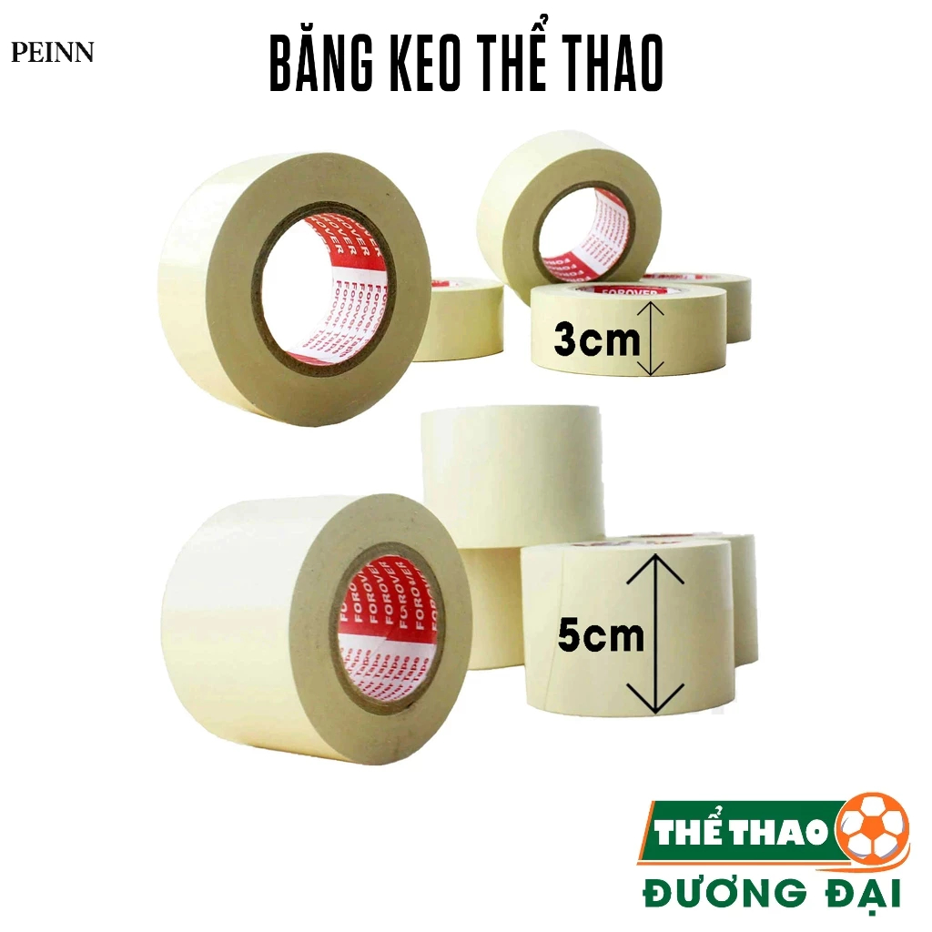 [Peinn] Băng Keo Thể Thao Băng Quấn Cơ Đá Bóng Hỗ Trợ Tránh Chấn Thương Cổ Tay Cổ Chân Đầu Gối Ngón Tay
