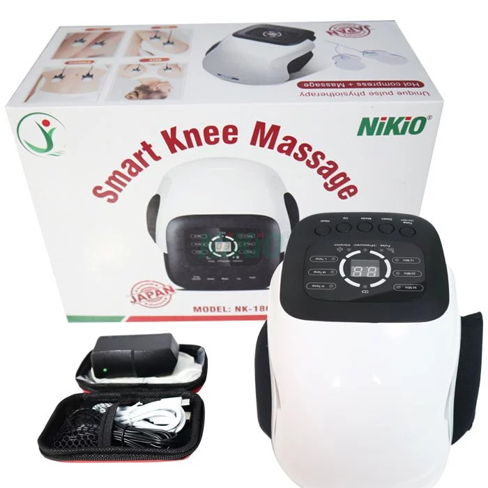 Máy massage đầu gối áp suất khí và tạo nóng chính hãng Nikio NK-186 - Đặc Biệt Bơm Khí Tự Động