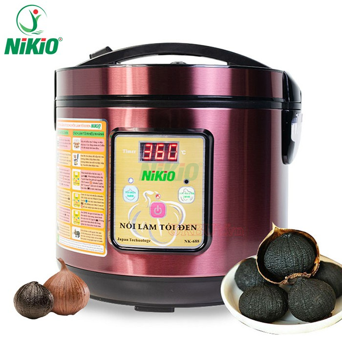 Nồi Ủ Tỏi Đen Gia Đình Nikio NK-688 Nhật Bản - Máy Làm Tỏi Đen Hàng Chính Hãng Cao Cấp