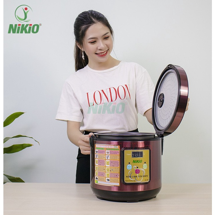 Nồi Ủ Tỏi Đen Gia Đình Nikio NK-688 Nhật Bản - Máy Làm Tỏi Đen Hàng Chính Hãng Cao Cấp