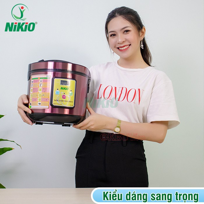 Nồi Ủ Tỏi Đen Gia Đình Nikio NK-688 Nhật Bản - Máy Làm Tỏi Đen Hàng Chính Hãng Cao Cấp