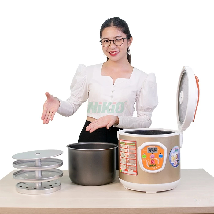 Máy Làm Tỏi Đen Tùy Chỉnh Nhật Bản Nikio NK-686 - Làm được 2kg tỏi đen - Chính Hãng - Cao Cấp