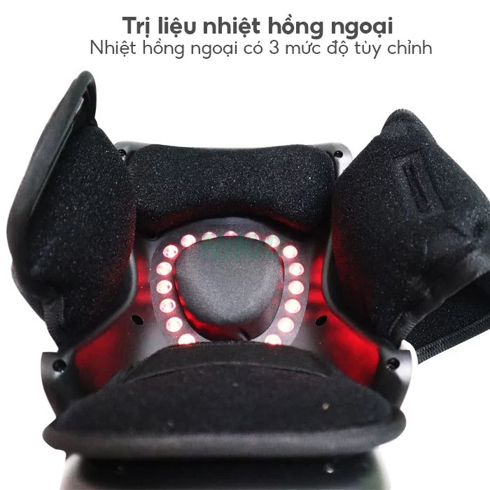 Máy massage đầu gối áp suất khí và tạo nóng chính hãng Nikio NK-186 - Đặc Biệt Bơm Khí Tự Động