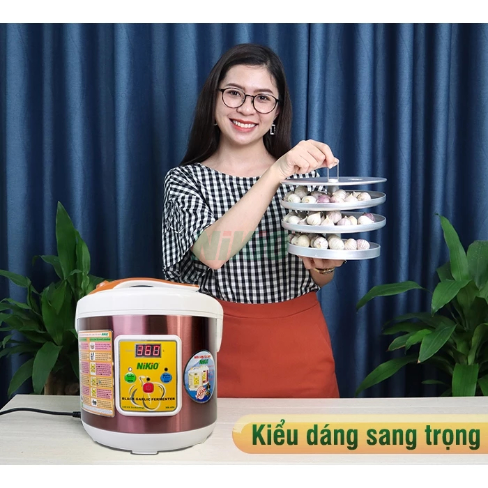 Máy Làm Tỏi Đen Chuyên Dụng Nhật Bản Nikio NK-696 - Dung tích 6 lít