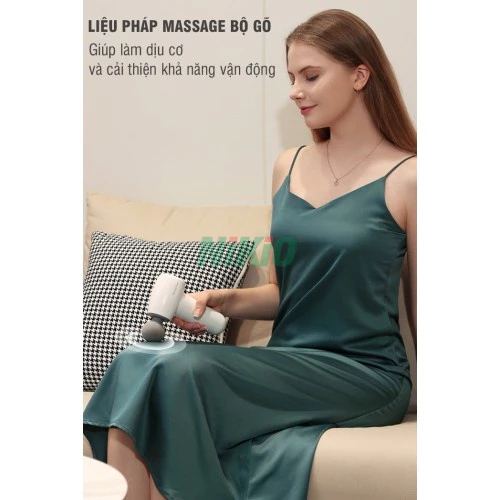 Máy massage cầm tay 7 đầu Mini Nikio NK-175 - Có đầu nóng 55 độ C