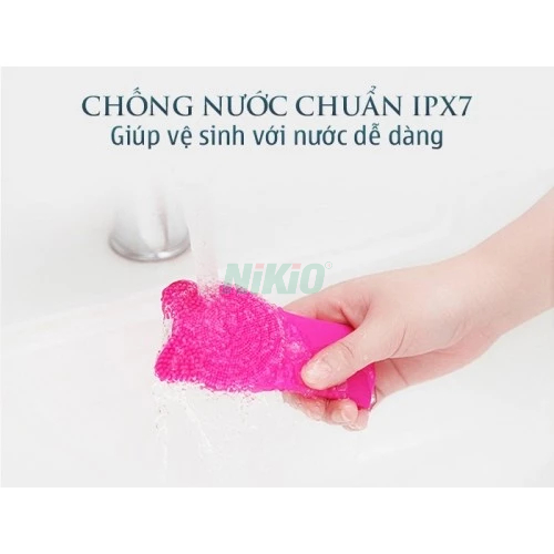 Máy rửa mặt nâng cơ Nikio NK-120 - Tạo cằm vline, sóng rung siêu âm tần số cao làm sạch sâu