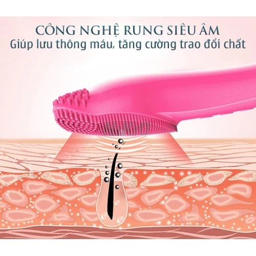 Máy rửa mặt nâng cơ Nikio NK-120 - Tạo cằm vline, sóng rung siêu âm tần số cao làm sạch sâu