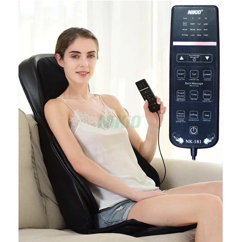 Ghế massage toàn thân cao cấp Nhật Bản Nikio NK-181 - Xoa đấm bóp, áp suất khí, nhiệt hồng ngoại