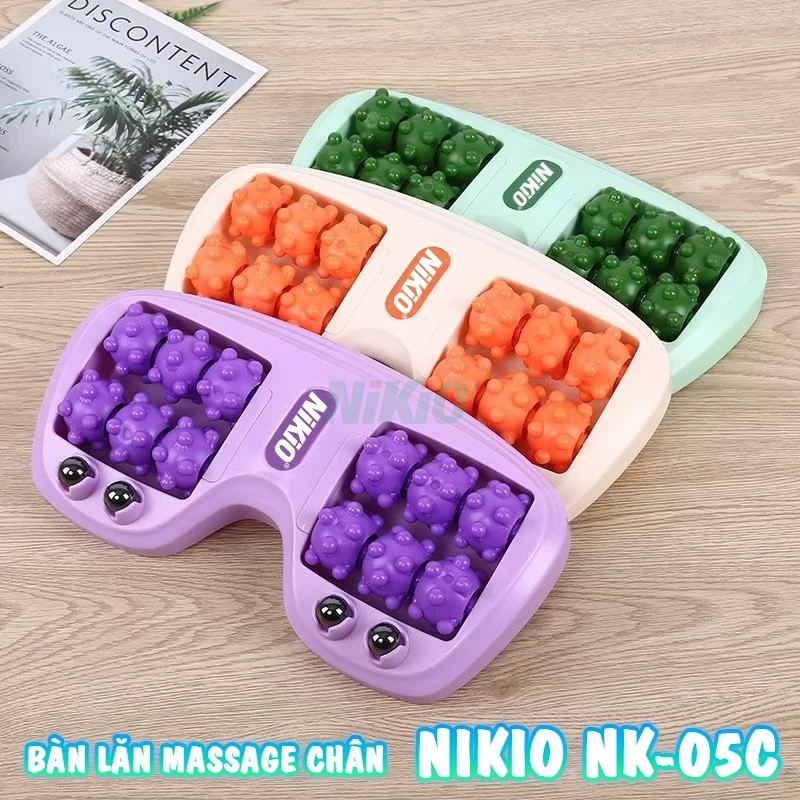 Dụng Cụ Massage Bàn Chân Bấm Huyệt Nikio NK-05C - Massage Cơ Bắp Giúp Giảm Đau Và Thư Giãn Toàn Thân