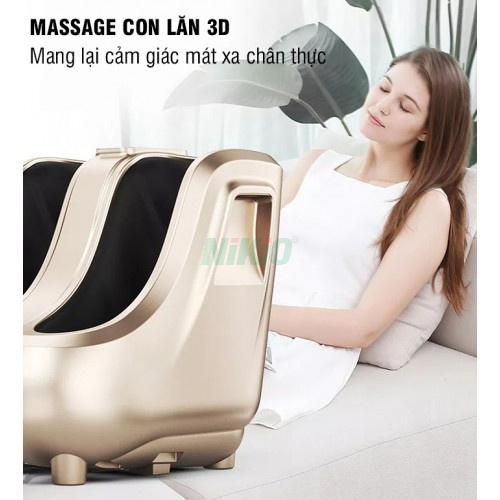 Máy massage chân và bắp chân 4D Nhật Bản Nikio NK-189 - Thư giãn massage, Lưu thông khí huyết