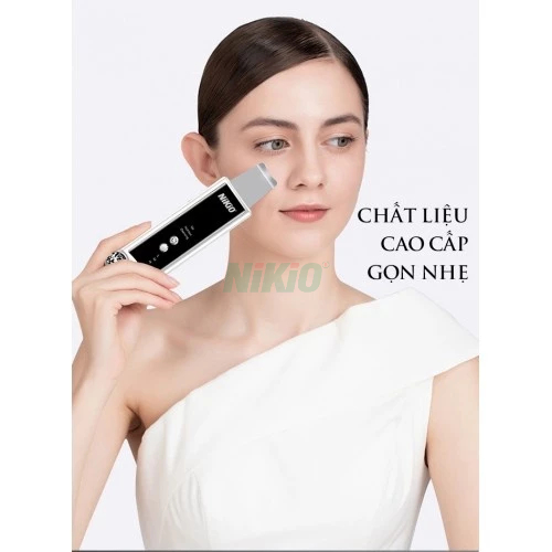 Máy cà da chết, máy sủi da Nikio NK-122 - Chính hãng có bảo hành, Rung siêu âm, Công nghệ EMS
