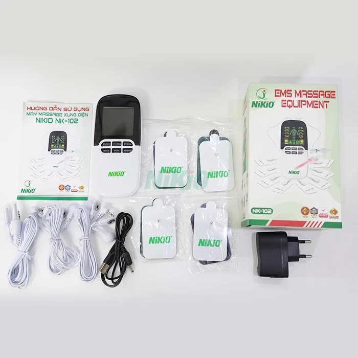 Máy Massage Xung Điện Nikio NK-102 - 8 miếng dán