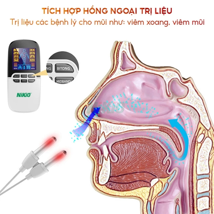 Máy Massage Xung Điện Nikio NK-102 - 8 miếng dán