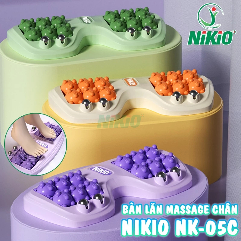 Dụng Cụ Massage Bàn Chân Bấm Huyệt Nikio NK-05C - Massage Cơ Bắp Giúp Giảm Đau Và Thư Giãn Toàn Thân