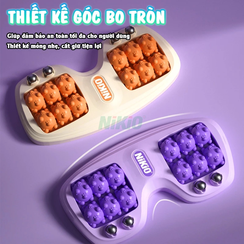 Dụng Cụ Massage Bàn Chân Bấm Huyệt Nikio NK-05C - Massage Cơ Bắp Giúp Giảm Đau Và Thư Giãn Toàn Thân