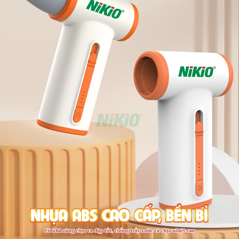 Máy thổi bụi cầm tay, máy thổi phản lực mini Nikio ST-805B - Thổi lá cây, thổi nước cực mạnh