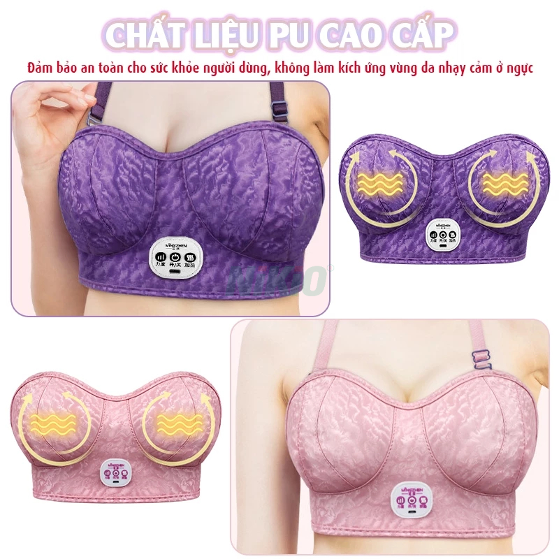 Máy massage ngực MingZhen Nikio MZ-AM002 - Nâng ngực, săn chắc và định hình vòng 1
