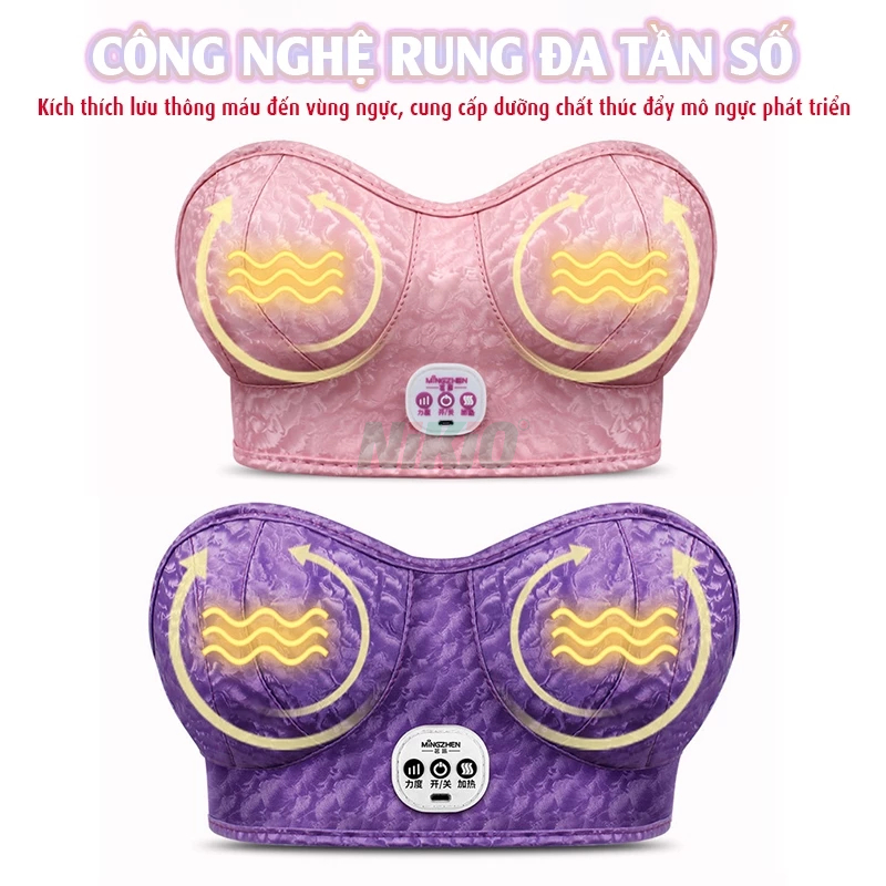 Máy massage ngực MingZhen Nikio MZ-AM002 - Nâng ngực, săn chắc và định hình vòng 1