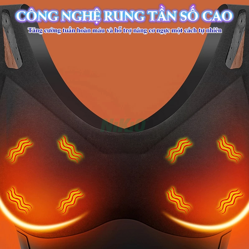 Máy massage ngực Ming Zhen Nikio MZ-AM001-2 - Hỗ trợ tăng size, săn chắc ngực, nâng ngực hiệu quả