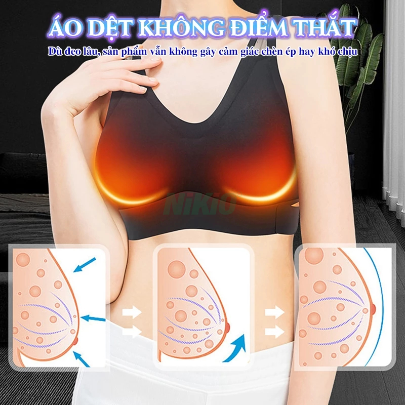 Máy massage ngực Ming Zhen Nikio MZ-AM001-2 - Hỗ trợ tăng size, săn chắc ngực, nâng ngực hiệu quả