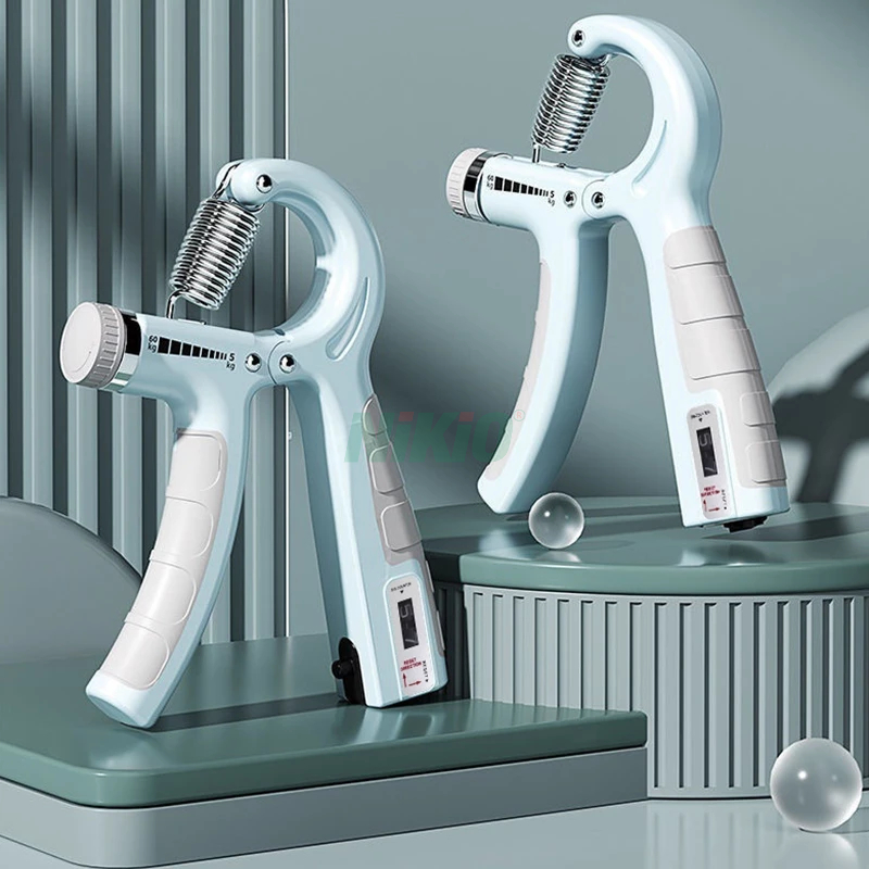 Dụng cụ tập tay, tập bóp tay chữ A có đếm số Nikio NK-17C - Điều chỉnh lực từ 5Kg đến 60Kg