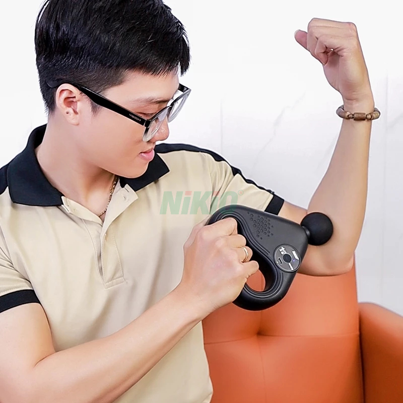 (New 2025) Súng Massage Giãn Cơ Toàn Thân Nikio NK-273 - Kèm Dây Đai Hỗ Trợ Mát Xa, Giảm Đau Cơ