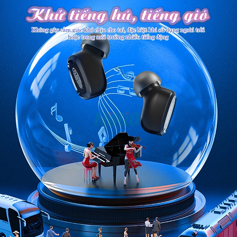 Tai nghe trợ thính không dây pin sạc Funmic EN-IA006A - Phù hợp cho nhiều độ tuổi