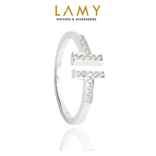 Nhẫn bạc nữ S925 Lamy H-Shaped Ring Silver 8095 - Nhẫn bạc ta, cao cấp