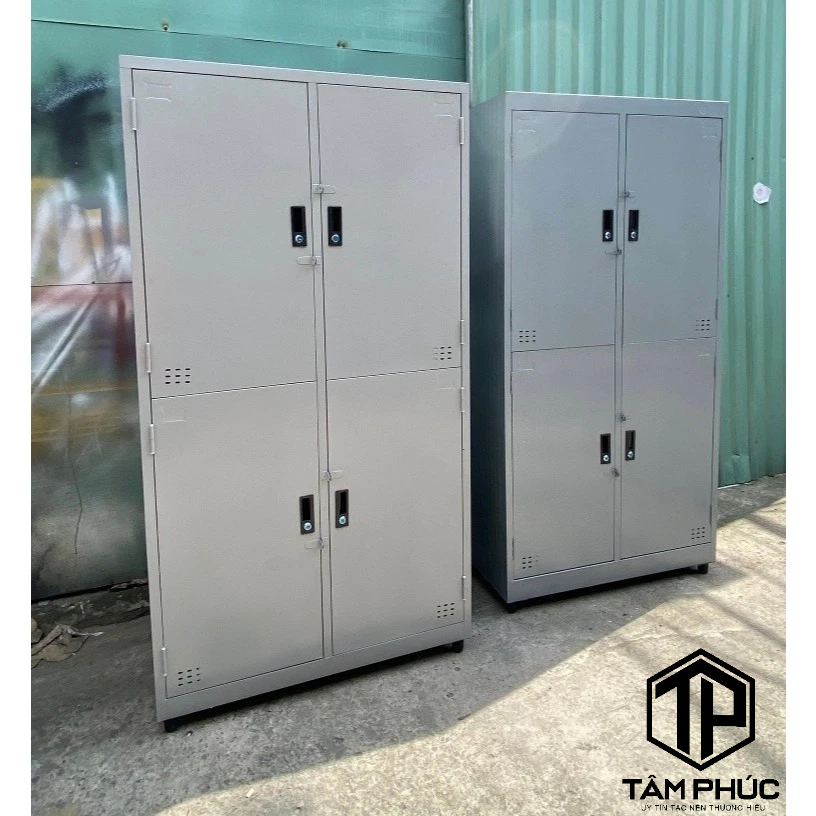 Tủ locker sắt 4 6 8 10 12 15 18 20 24 30 cửa, đựng giày tờ và tài liệu văn phòng có khoá.