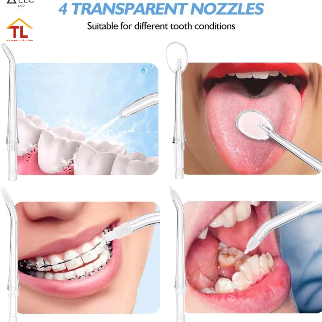Máy tăm nước cầm tay, Tăm Nước Vệ Sinh du lịch Oral Irrigator bản quốc tế chuẩn nha sĩ khuyên dùng MẪU MỚI.@ – 2