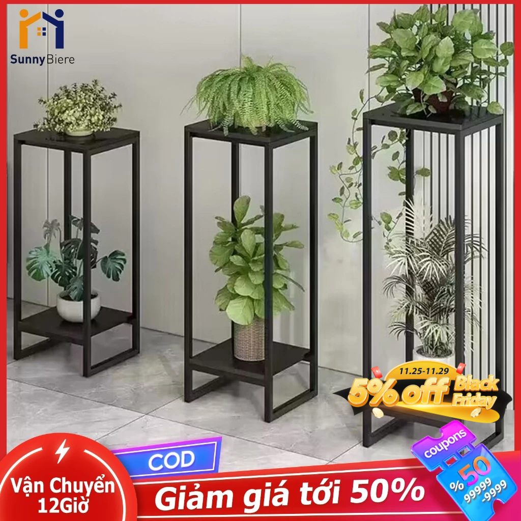 SUNNY Kệ Hoa Để Chậu 24x24x90cm Kệ Ban Công Kệ Trưng Bày Trang Trí Phòng Khách Kệ Để Cây Trong Nhà
