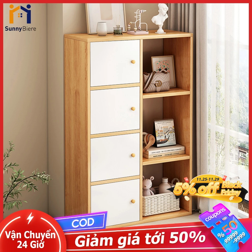 SUNNY Tủ đa năng Tủ lưu trữ Tủ nhiều tầng Tủ sách Tủ đầu giường phù hợp cho phòng khách và phòng ngủ