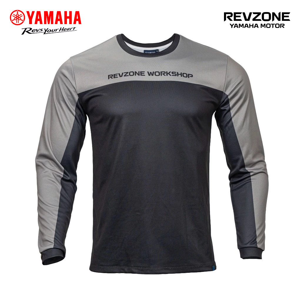 Áo Thun Tay Dài Revzone Workshop Màu Xám