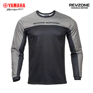 Áo Thun Tay Dài Revzone Workshop Màu Xám