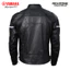 Áo Khoác Da Nam Logo Yamaha Màu Đen