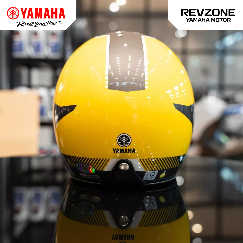 Mũ bảo hiểm 3/4 Yamaha Cao Cấp Jet Limited Yellowcocktail