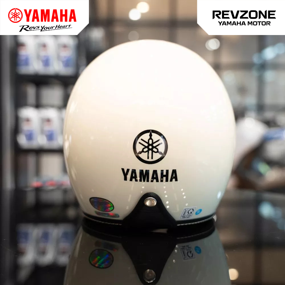 Mũ bảo hiểm 3/4 Yamaha Cao Cấp Jet Ivory