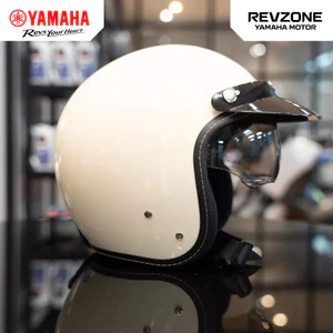 Mũ bảo hiểm 3/4 Yamaha Cao Cấp Jet Ivory
